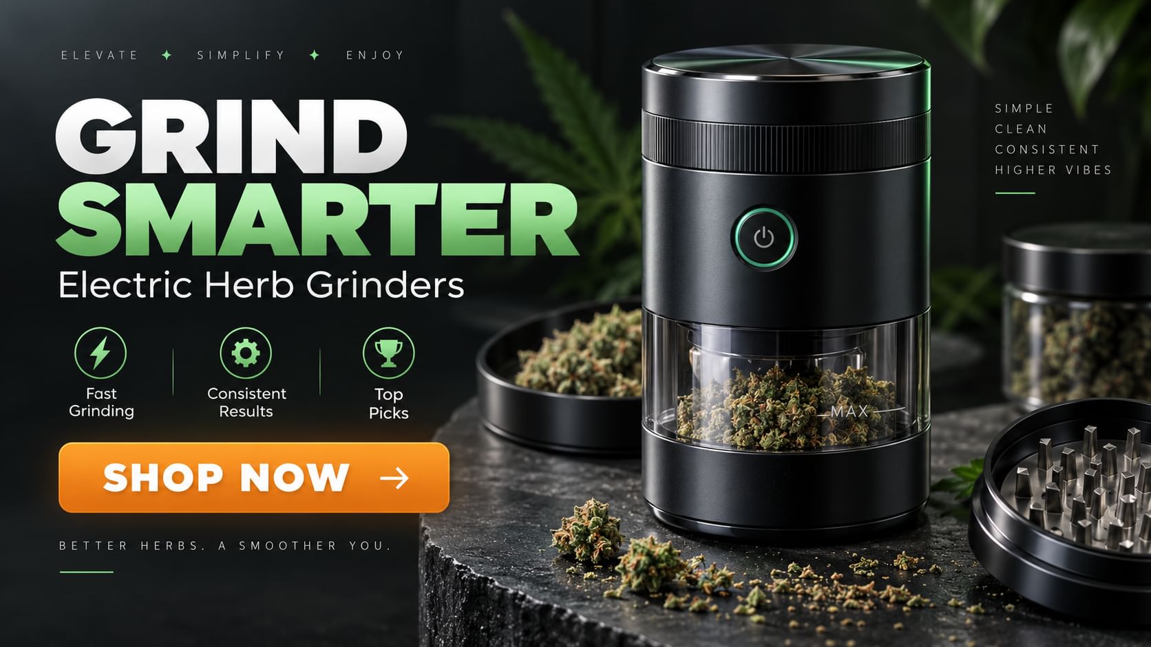 Electric Smart Herb Grinders